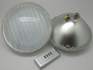 Лампа запасная, стекло, PAR56 252 LEDs Multi-Color 16w/12v, 15 программ, с пультом д/у