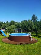 Бассейн ЛАГУНА диаметром 4 м